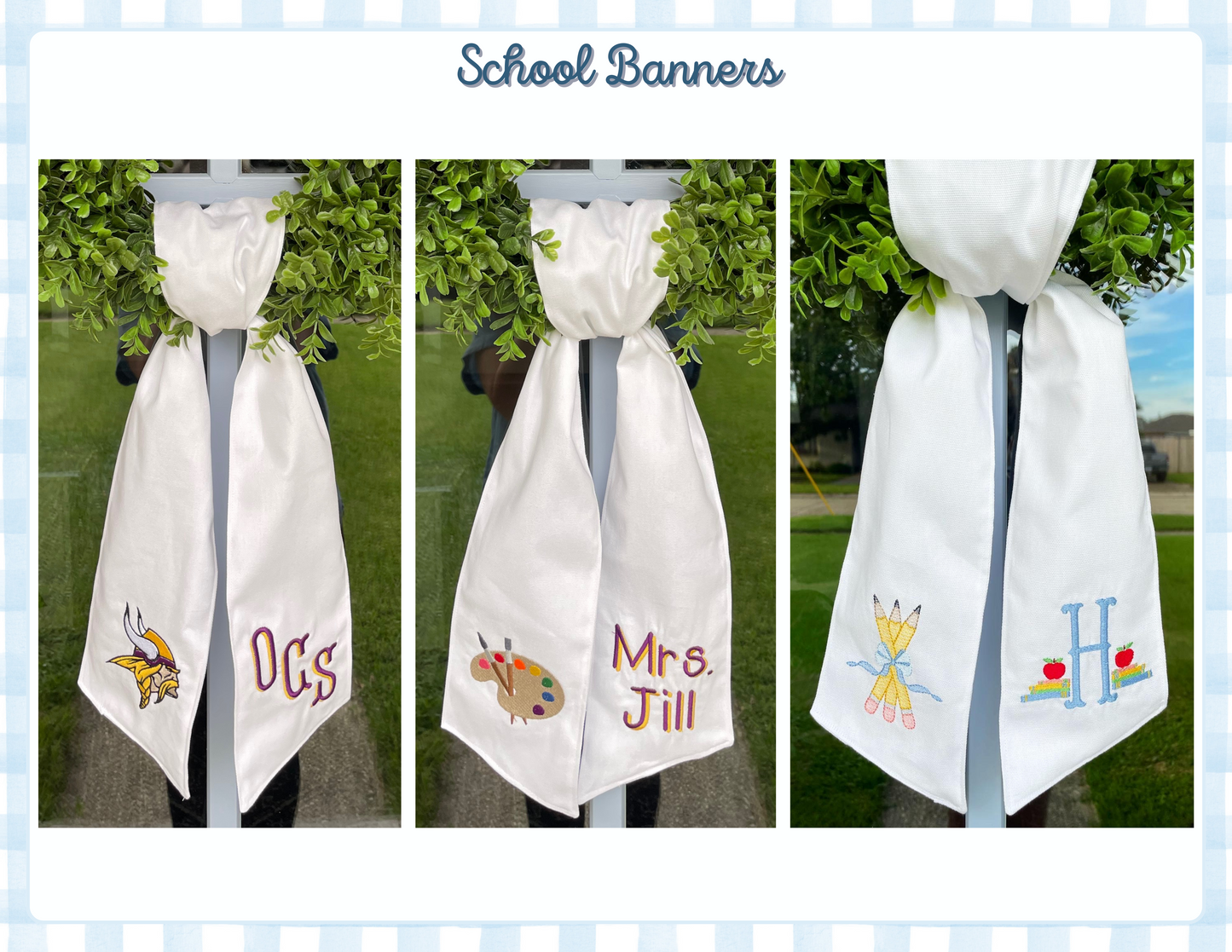 Back to School Door Sash