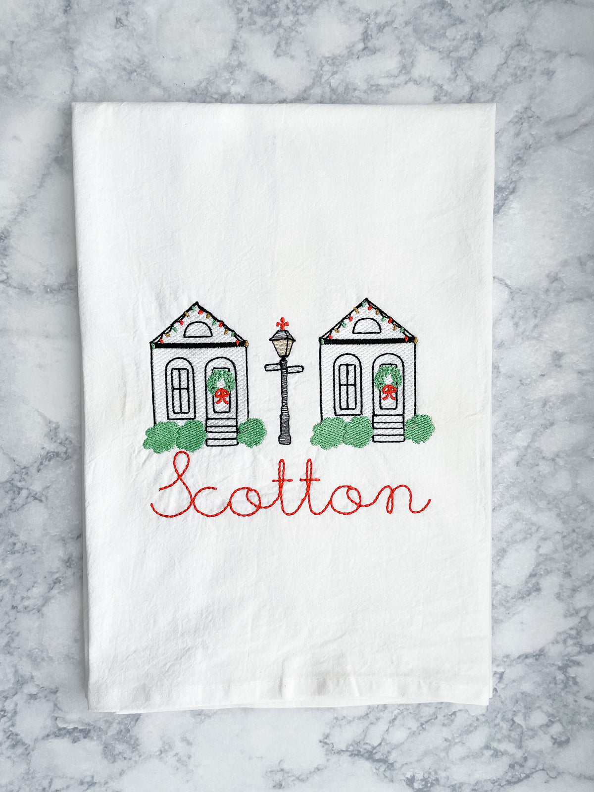Nola House Christmas Tea Towel
