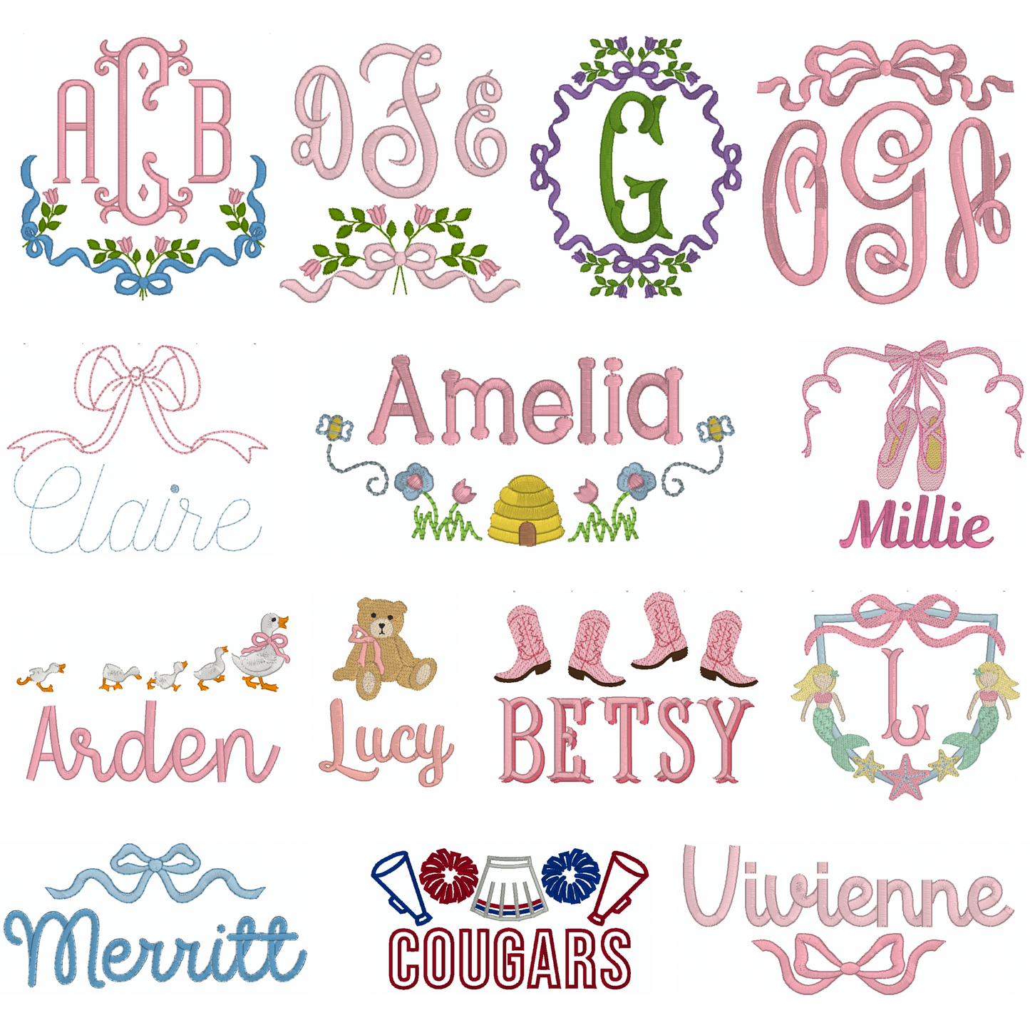 Name or Monogram with Design Rollneck Sweater