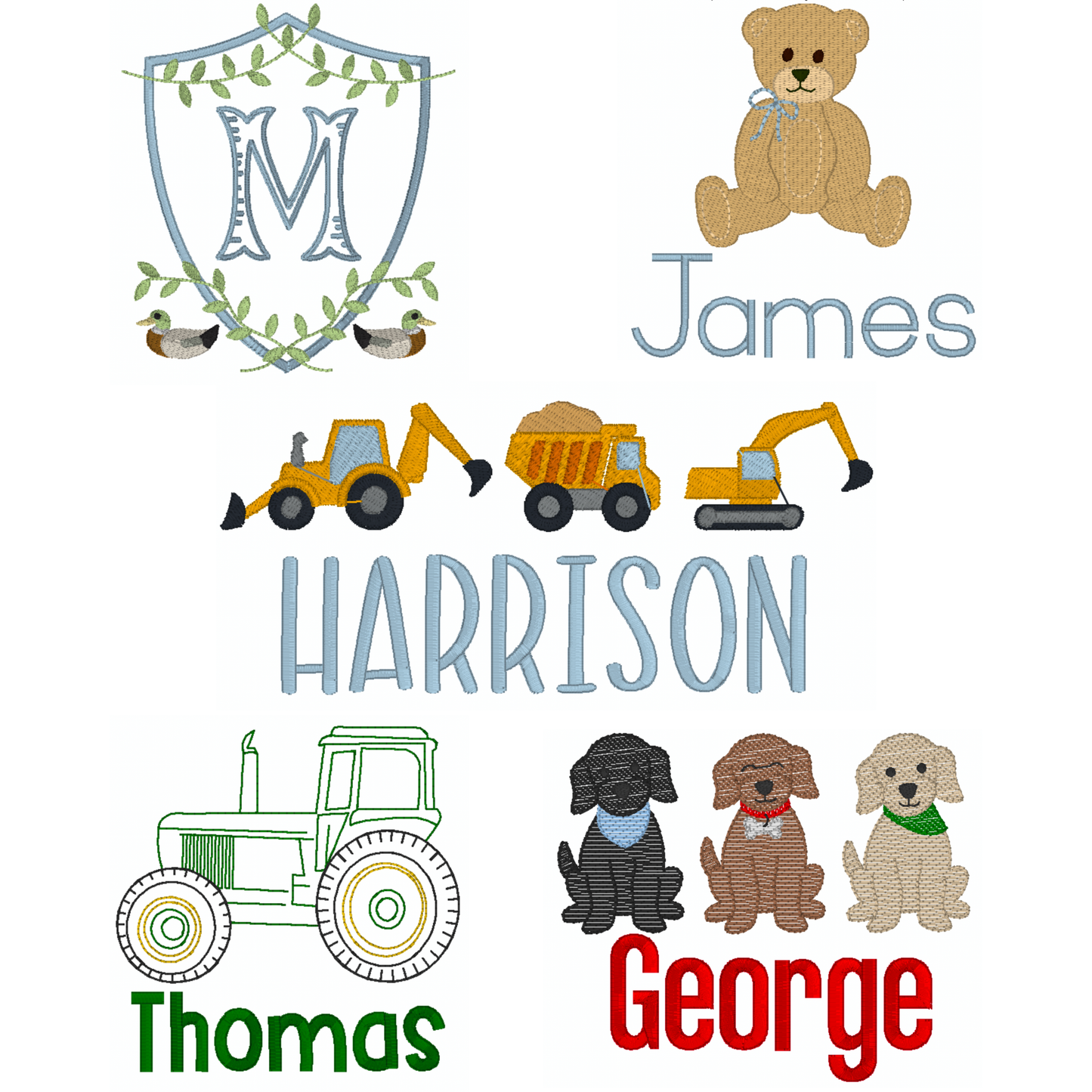 Name or Monogram with Design Rollneck Sweater