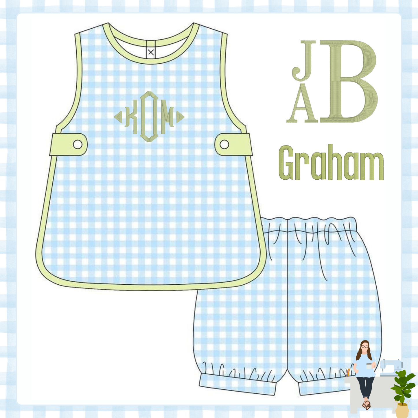 Woven Cotton Gingham Set Pre-Order