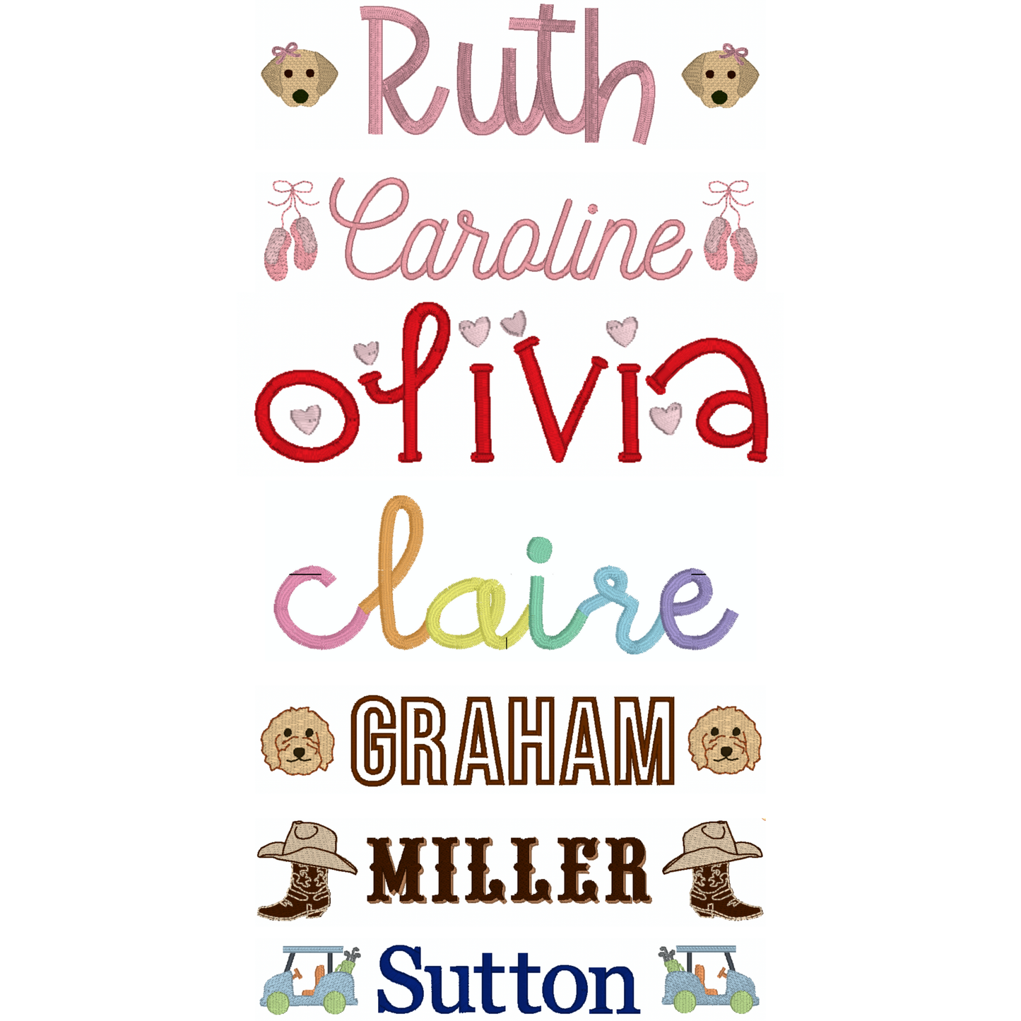 Name or Monogram with Design Rollneck Sweater