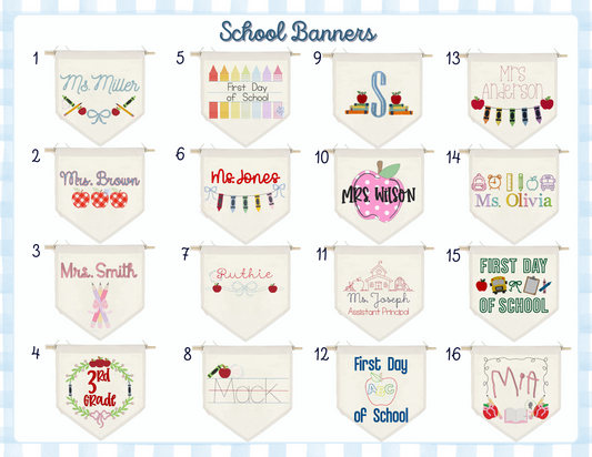 Back to School Banner