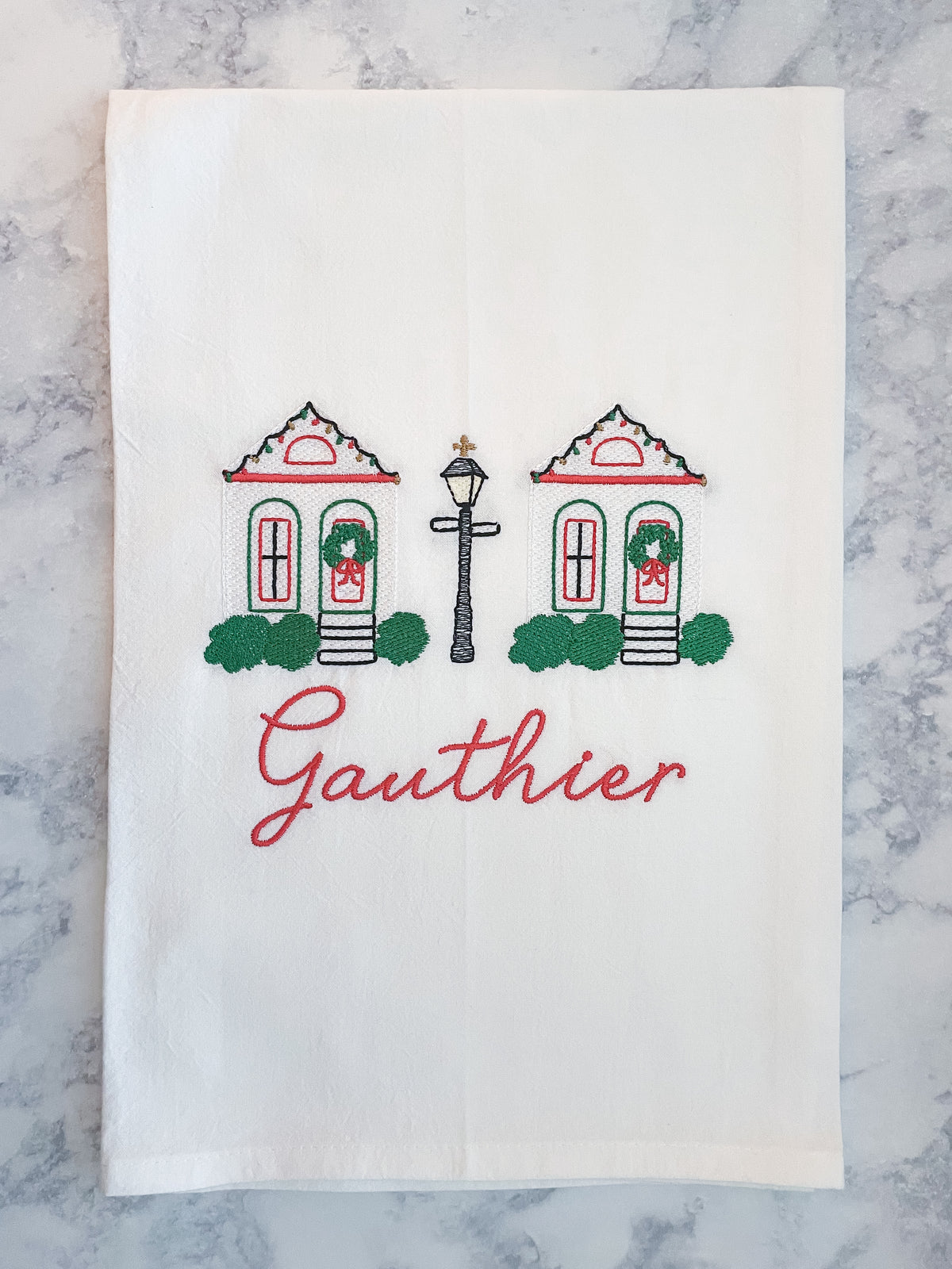 Nola House Christmas Tea Towel