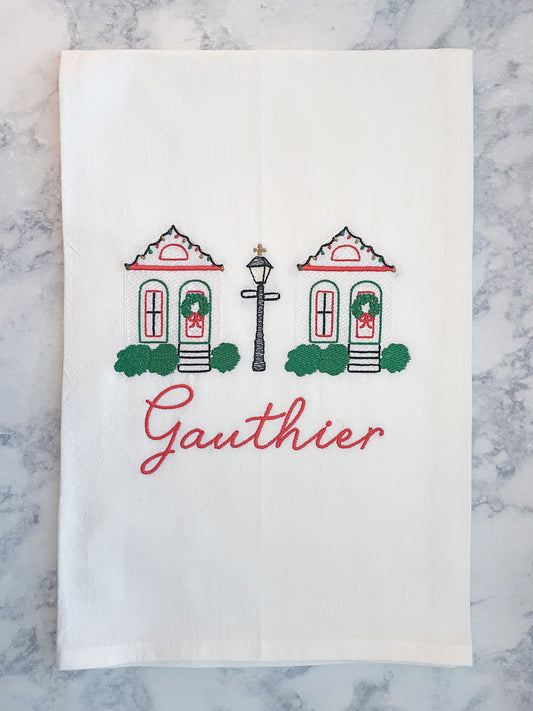 Nola House Christmas Tea Towel